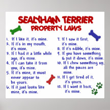 SEALYHAM TERRIER PL2 POSTER