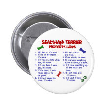 SEALYHAM TERRIER Property Laws 2 Pinback Buttons