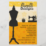 Seamstress Fashion Personalized Flyer