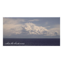 seascape personalized photo card