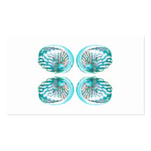 Seashells Design. Business Card Template