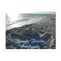 Seaside Sandcastle Post Card