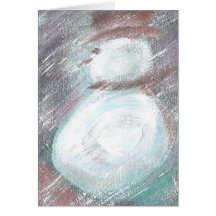 Seasonal Card Snowman C11