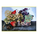 SEASON'S FRUITS 1 - GRAPES AND PEARS CUSTOM INVITES