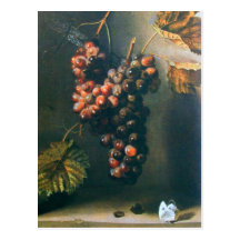 SEASON'S FRUITS -PROSPERITY brown yellow green Post Card
