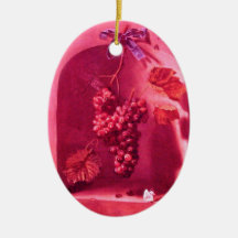 SEASON'S FRUITS -PROSPERITY Pink Purple Amethyst Ornament