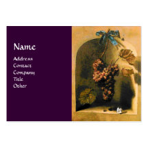 SEASON'S FRUITS - PROSPERITY ,yellow green brown Business Cards