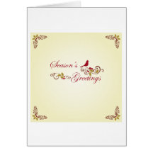 Season's Greeting 6577 Greeting Card