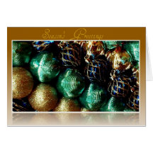 Season's Greetings Greeting Card