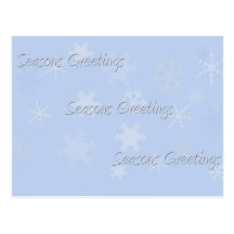 Seasons Greetings Postcard