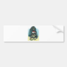 Season's Greetings Voodoo Holiday Greeting Card Bumper Sticker
