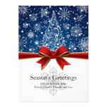 Season's Greetings Winter Holiday Flat Card invitations