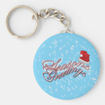 Seasons Greetings Xmas Products Keychains