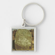 Seated Bodhisattva, Korean, c.985 AD (granite) Key Chains