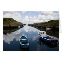 Seaton Sluice Harbour Greeting Card
