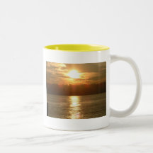 Seattle Harbour sunrise Coffee Mugs