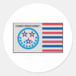 Secession Flag used by Florida - January 10, 1861 Round Stickers