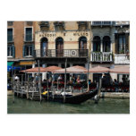 Secluded cafe terrace, Venice, Italy Post Cards
