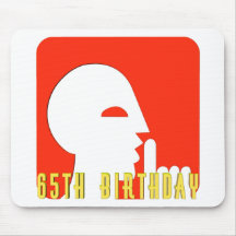 Secret 65th Birthday Gifts Mouse Mats
