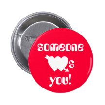 Secret Admirer Valentines Button