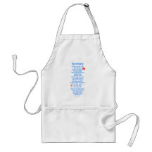 Secretary  Thank You Apron