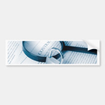 secure contract bumper stickers