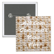 Seder Matzoh Name Pin
