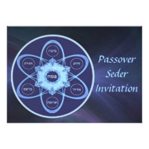Seder Plate Personalized Invitation