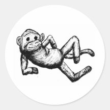 seductive sockmonkey stickers