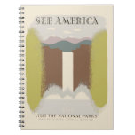 See America Visit The National Parks Spiral Notebooks
