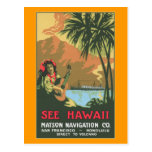 See Hawaii Postcard