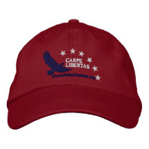 Seize Liberty cap RED Embroidered Baseball Cap