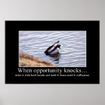 Seize opportunity with both of your hands [XL] Print