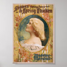 Selden’s Funny Farce, A Spring Chicken Posters