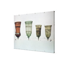 Selection of Frankish glasses, 4th-5th century Gallery Wrapped Canvas