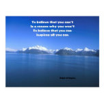 Self confidence postcards