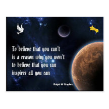 self confidence postcards