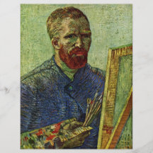 Self-Portrait Before Easel By Vincent Van Gogh Flyer