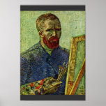 Self-Portrait Before Easel By Vincent Van Gogh Posters