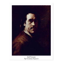 Self-Portrait By Christian Seybold Postcard