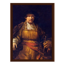 Self-Portrait By Rembrandt Harmensz. Van Rijn Postcards