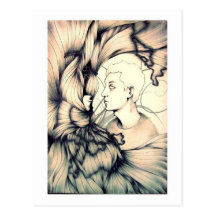 self portrait postcards