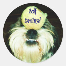 SelfControl Round Sticker