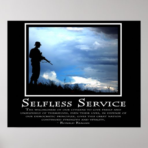 Selfless Service Posters