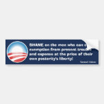 Selling Posterity's Liberty Bumper Sticker