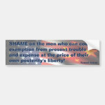 Selling Posterity's Liberty Bumper Sticker
