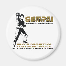 Sempai Dwight Assistant Refrigerator Magnets