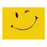 Send a Smile - Smiley Face Postcard