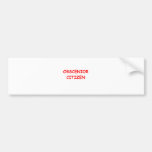 SENIOR citizen Bumper Sticker