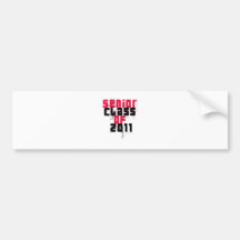 Senior Class Of 2011 Bumper Stickers